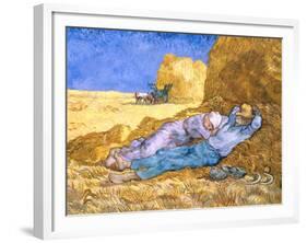 Midday Rest (after Millet), c.1890-Vincent van Gogh-Framed Giclee Print