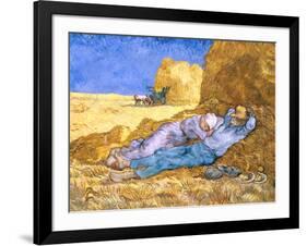 Midday Rest (after Millet), c.1890-Vincent van Gogh-Framed Giclee Print