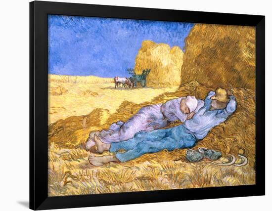 Midday Rest (after Millet), c.1890-Vincent van Gogh-Framed Giclee Print