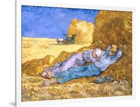 Midday Rest (after Millet), c.1890-Vincent van Gogh-Framed Giclee Print