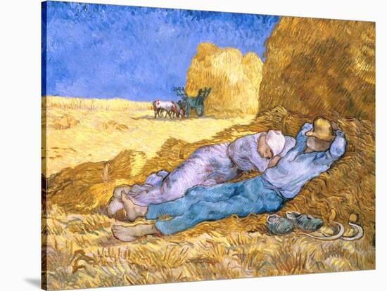 Midday Rest (after Millet), c.1890-Vincent van Gogh-Stretched Canvas