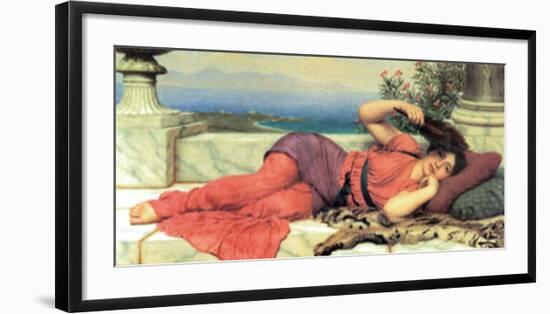 Midday Rest, c.1910-John William Godward-Framed Art Print