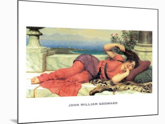 Midday Rest, c.1910-John William Godward-Mounted Art Print