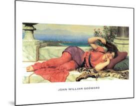 Midday Rest, c.1910-John William Godward-Mounted Art Print