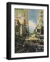 Midday, San Francisco-Desmond O'hagan-Framed Giclee Print