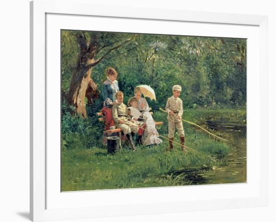 Midday Sun, 1881-Vladimir Egorovic Makovsky-Framed Giclee Print