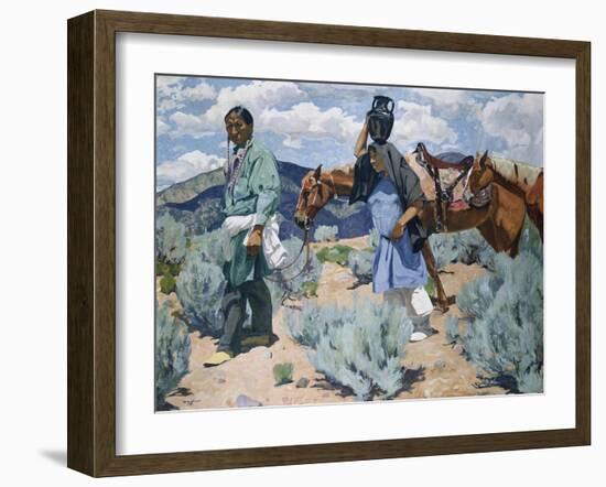 Midday-Walter Ufer-Framed Giclee Print