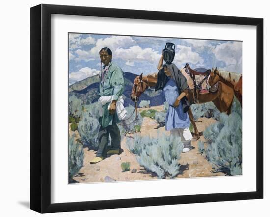 Midday-Walter Ufer-Framed Giclee Print