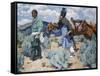 Midday-Walter Ufer-Framed Stretched Canvas