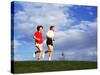 Middle-Aged Couple Jogging Together-Bill Bachmann-Stretched Canvas