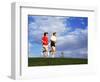 Middle-Aged Couple Jogging Together-Bill Bachmann-Framed Photographic Print