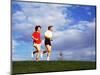 Middle-Aged Couple Jogging Together-Bill Bachmann-Mounted Photographic Print