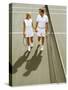 Middle-Aged Couple Relaxing after Tennis Match-Bill Bachmann-Stretched Canvas