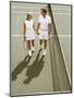 Middle-Aged Couple Relaxing after Tennis Match-Bill Bachmann-Mounted Photographic Print