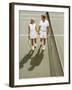 Middle-Aged Couple Relaxing after Tennis Match-Bill Bachmann-Framed Photographic Print