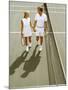 Middle-Aged Couple Relaxing after Tennis Match-Bill Bachmann-Mounted Photographic Print