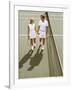 Middle-Aged Couple Relaxing after Tennis Match-Bill Bachmann-Framed Photographic Print