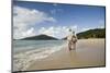 Middle Aged Couple Walking on Lambert Beach, Tortola, British Virgin Islands-Macduff Everton-Mounted Photographic Print