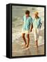 Middle-aged Couple Walking on the Beach-Bill Bachmann-Framed Stretched Canvas