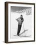 Middle Aged Skier-null-Framed Photographic Print