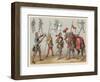 Middle Ages Costume-French School-Framed Giclee Print