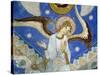 Middle Angels, Detail of Eastern Arm of Frescoed Stone Cross-null-Stretched Canvas