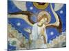 Middle Angels, Detail of Eastern Arm of Frescoed Stone Cross-null-Mounted Giclee Print