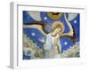 Middle Angels, Detail of Eastern Arm of Frescoed Stone Cross-null-Framed Giclee Print