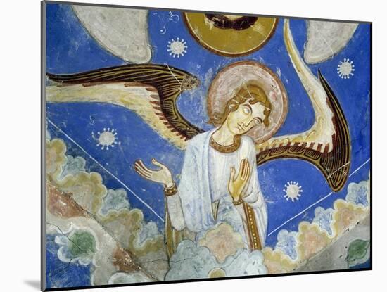 Middle Angels, Detail of Eastern Arm of Frescoed Stone Cross-null-Mounted Giclee Print