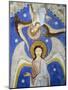 Middle Angels, Detail of Western and Eastern Arms of Frescoed Stone Cross-null-Mounted Giclee Print