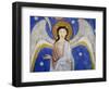 Middle Angels, Detail of Western Arm of Stone Cross-null-Framed Giclee Print