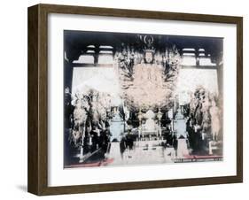 Middle Buddha, Sanjusangendo Temple, Kyoto, Japan-null-Framed Giclee Print