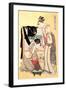 Middle Class Mother and Daughter-Kitagawa Utamaro-Framed Art Print