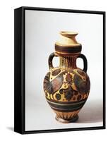 Middle-Corinthian Amphora with Zoomorphic Decoration-null-Framed Stretched Canvas