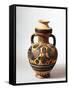 Middle-Corinthian Amphora with Zoomorphic Decoration-null-Framed Stretched Canvas