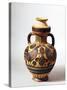 Middle-Corinthian Amphora with Zoomorphic Decoration-null-Stretched Canvas