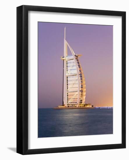 Middle East, Dubai, the Iconic Visual Symbol of Dubai, the Burj Al Arab,-Gavin Hellier-Framed Photographic Print