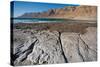 Middle East, Israel, Dead Sea salt on Coast and in Water-Samuel Magal-Stretched Canvas