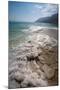 Middle East, Israel, Dead Sea salt on coast and in water-Samuel Magal-Mounted Photographic Print