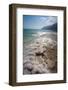 Middle East, Israel, Dead Sea salt on coast and in water-Samuel Magal-Framed Photographic Print