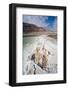 Middle East, Israel, Dead Sea salt on coast and in water-Samuel Magal-Framed Photographic Print