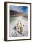 Middle East, Israel, Dead Sea salt on coast and in water-Samuel Magal-Framed Photographic Print