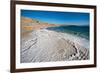 Middle East, Israel, Dead Sea salt on coast and in water-Samuel Magal-Framed Photographic Print