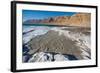 Middle East, Israel, Dead Sea salt on coast and in water-Samuel Magal-Framed Photographic Print