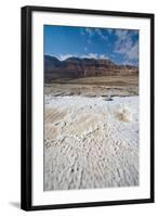 Middle East, Israel, Dead Sea salt on coast-Samuel Magal-Framed Photographic Print