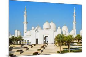 Middle East, United Arab Emirates, Abu Dhabi, Sheikh Zayed Grand Mosque-Christian Kober-Mounted Premium Photographic Print