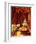Middle Eastern Meal with Quail, Couscous, Fruit and Tea-Barbara Lutterbeck-Framed Premium Photographic Print