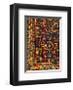 Middle Eastern Rug IV-null-Framed Premium Giclee Print