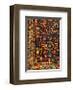 Middle Eastern Rug IV-null-Framed Premium Giclee Print