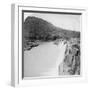 Middle Falls of the Tugela River from a Boer Laager, Near Colenso, South Africa, 2nd Boer War, 1901-Underwood & Underwood-Framed Giclee Print